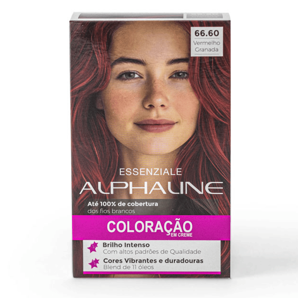 Kit Coloração Essenziale Alpha Line 66.60 Vermelho Granada